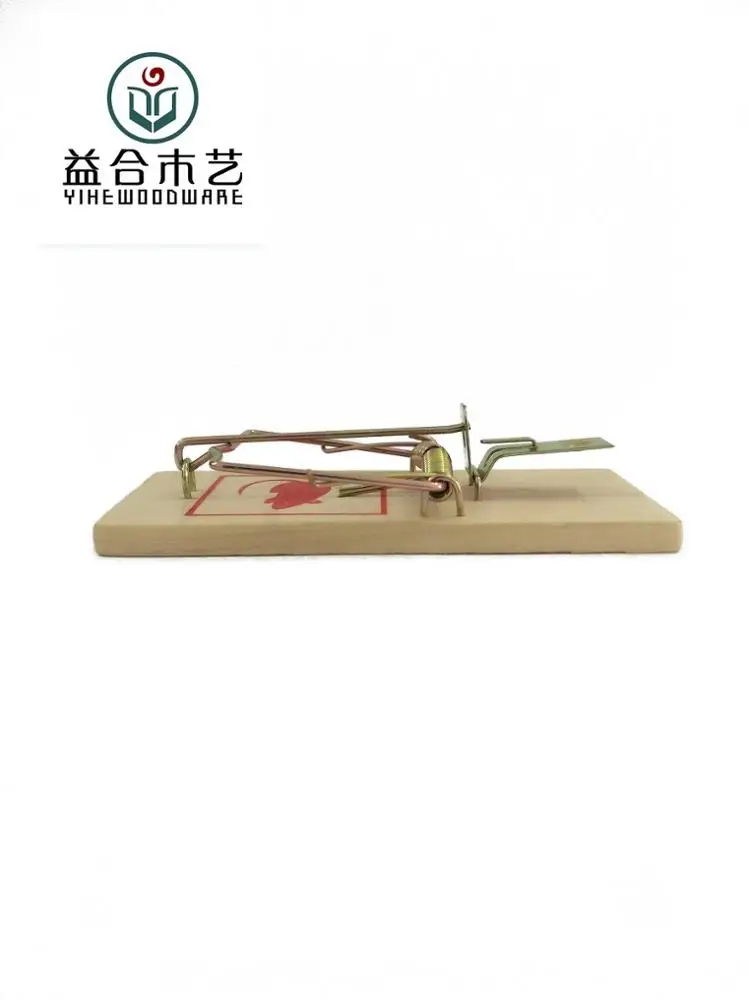 Custom Logo Industrial Wooden Mouse Spring For Rat Trap Large Mice Traps