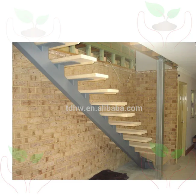 Single Spine Staircase With Treads and Dummy Rises