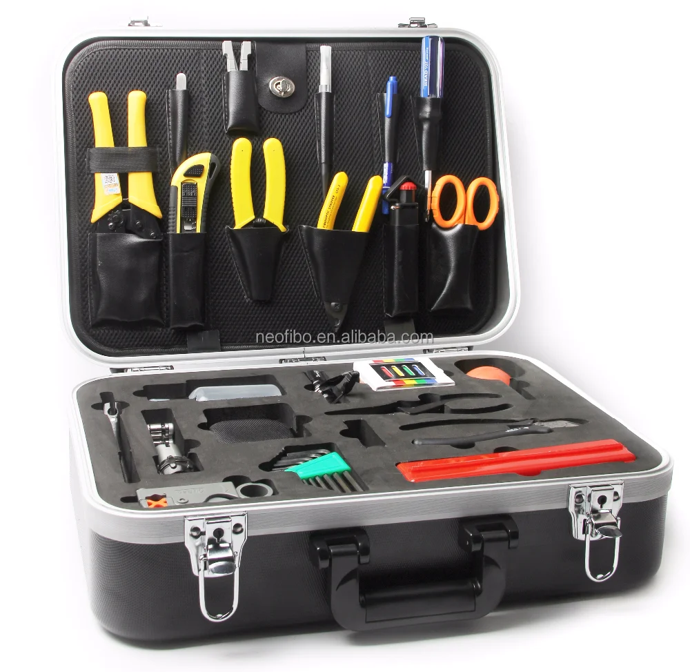 Профессиональный монтажный комплект для окончания оптоволокна (набор инструментов для полировки оптического поля)