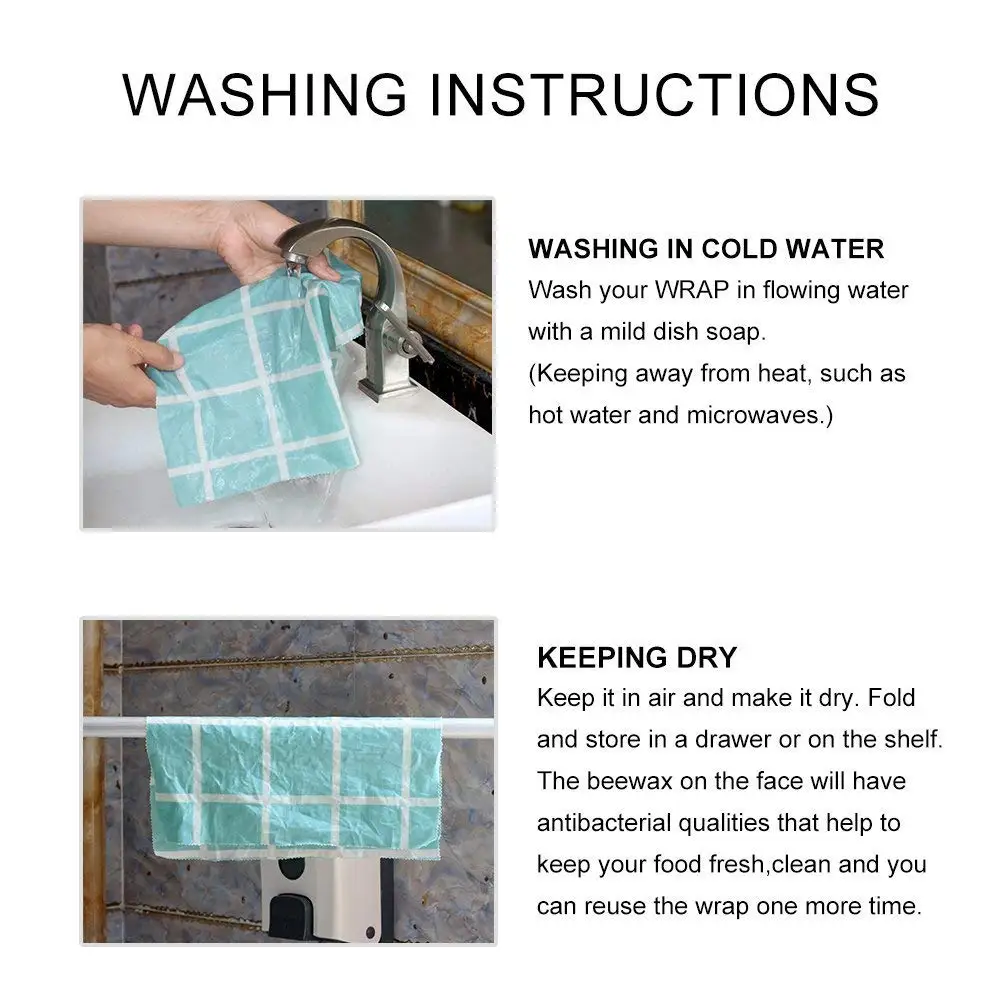 
Organic Beeswax Food Storage for Wrapping Sandwiches 