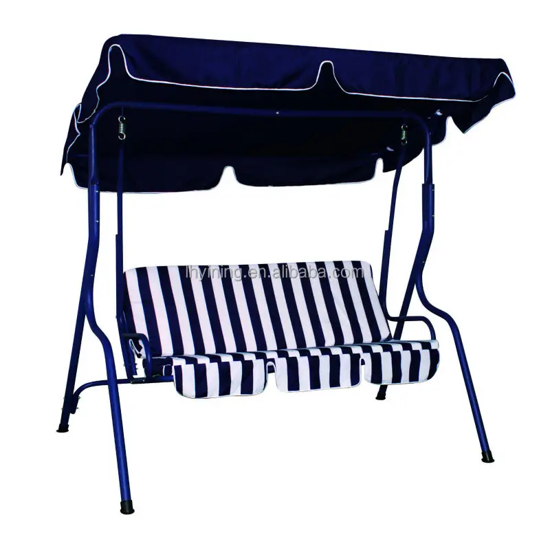 
3 seat indoor swing chair patio hanging chair adult swing chair free stand patio swing 