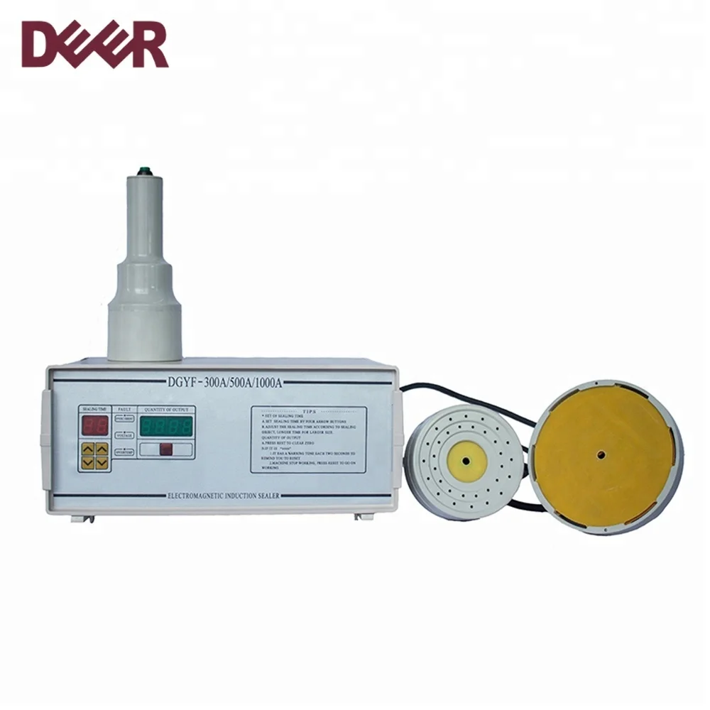 New design good quality more higher glass jar sealing machine, manual induction sealing machine for bottle