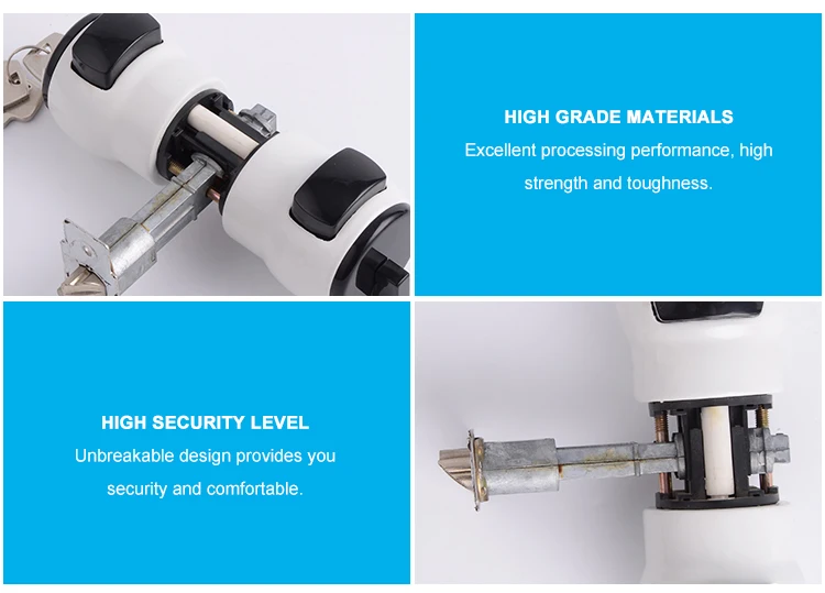 KEYI KG-26 China Modern Style Zinc Alloy Sliding Knob Door Key Locks