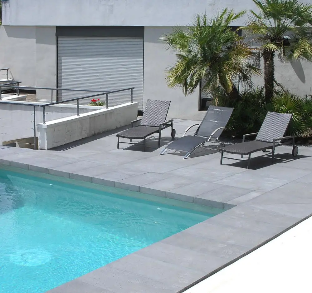 China Basalt Stone Volcanic Rock PaverFor Pool Coping