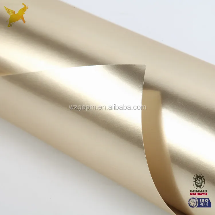 
Gold foil laminated paperboard 