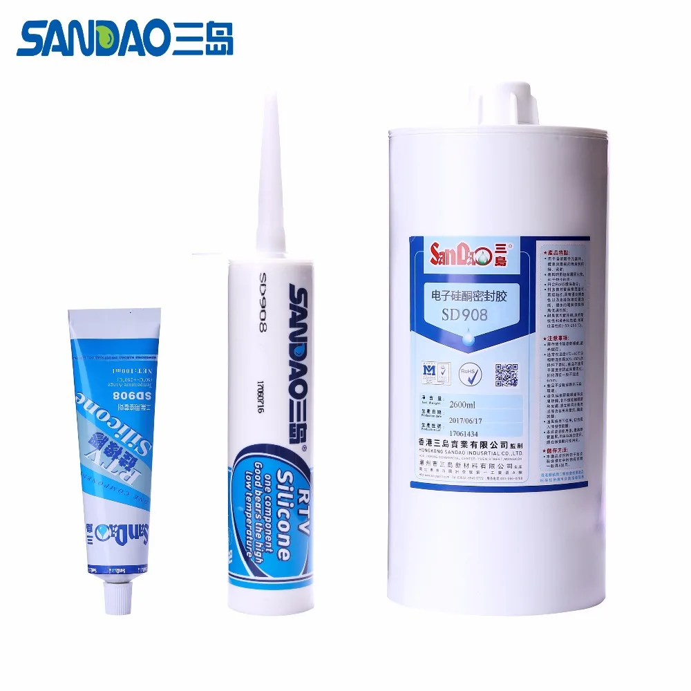Free Sample One Component RTV Electroplating Products Circuit Board PCB Silicone Adhesive Silicone Sealant