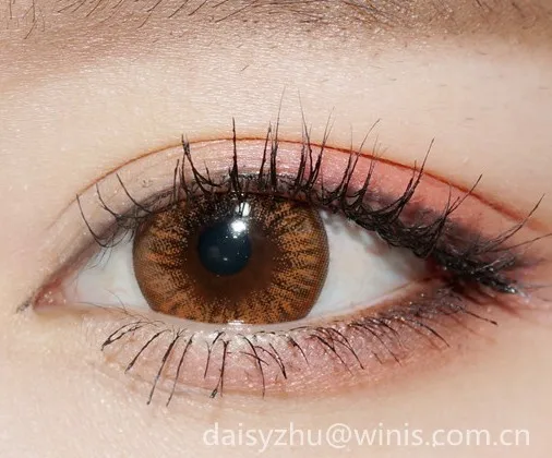 50 colors available yearly cheap cosmetic colored contacts Korea color contact lens wholesale