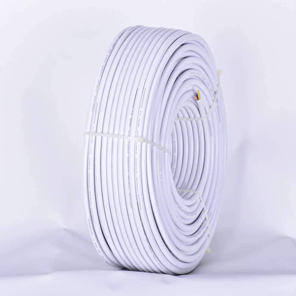 Flexible  3 x 2.5mm  Copper Conductor core Electrical Electric PVC Household Cable Wire For Home Appliance   H05VV-F