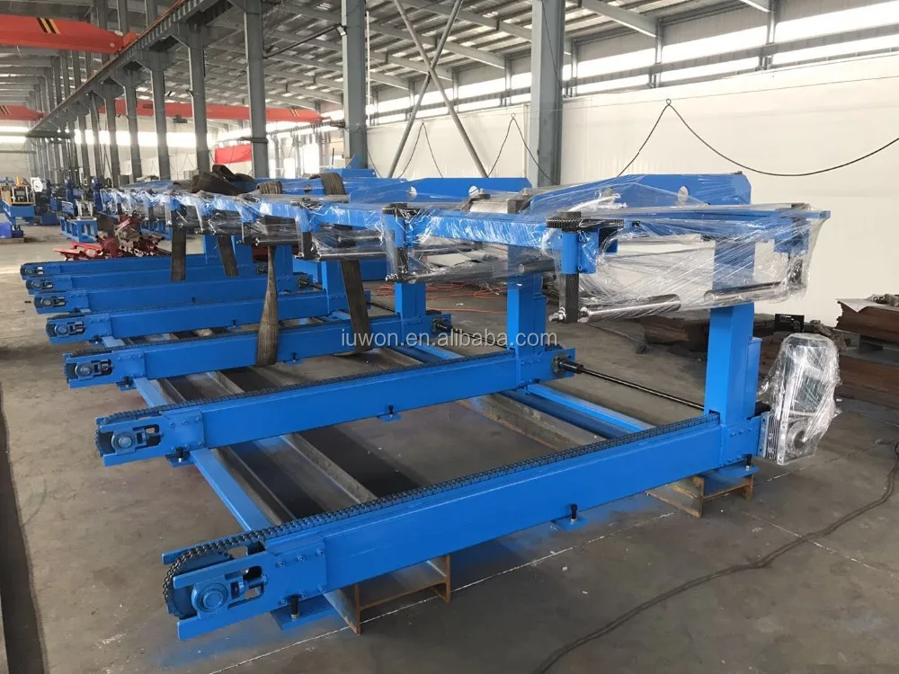 Colored Steel Roof Panel Wall Sheet Auto Stacker Machine for Roll Forming Line
