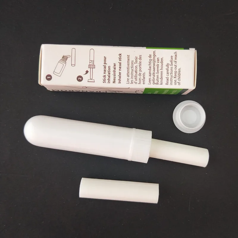 factory price Nasal Inhaler Blank with High Quality Cotton Wicks one-way use