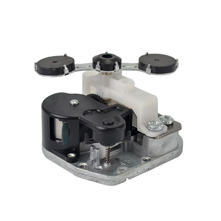 18 note standard clockwork music box machine with rotating magnets
