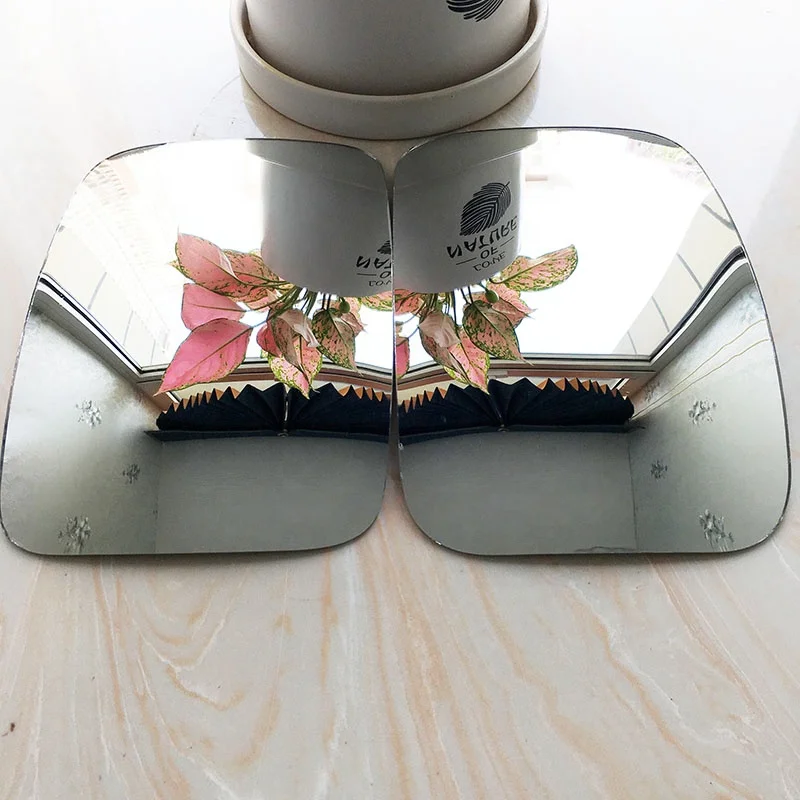 chrome truck side mirror glass