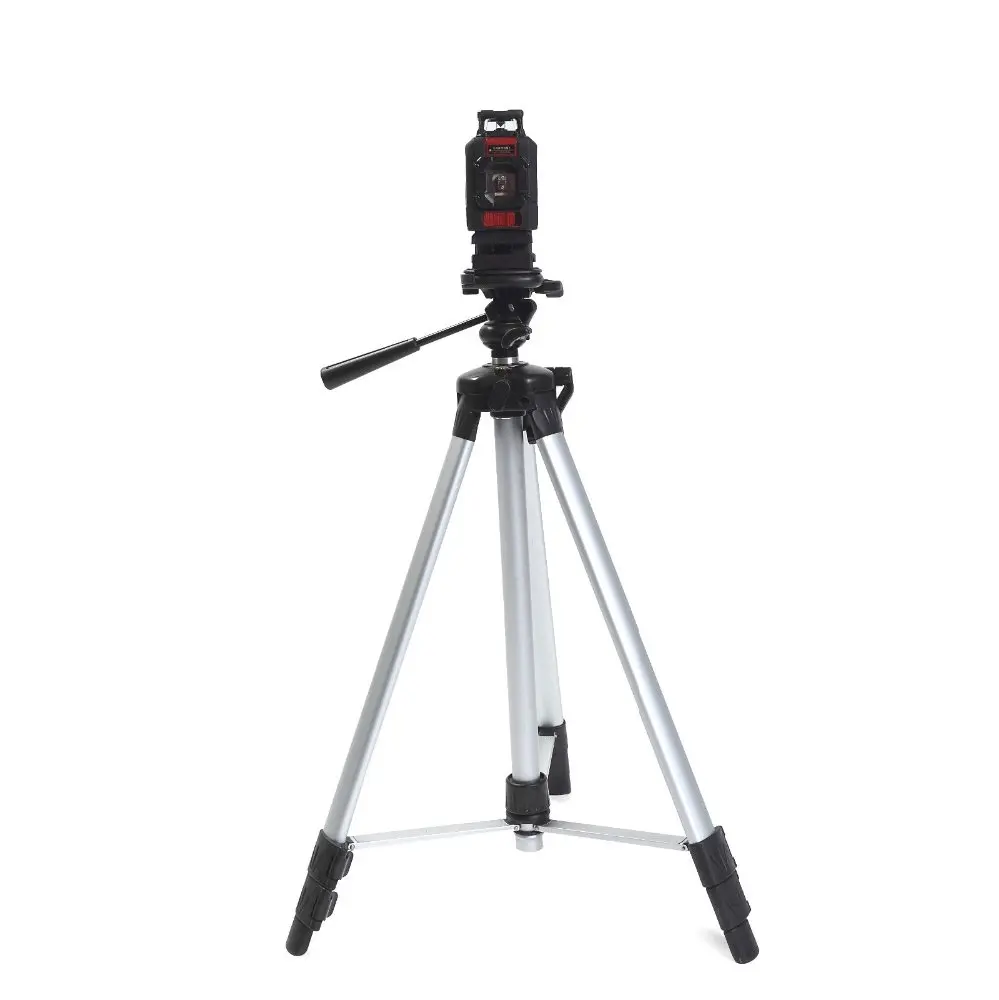 3D 2x360 Self Leveling Rotary Cross Laser Level 360 Optional for Tripod Receiver Detector Staff