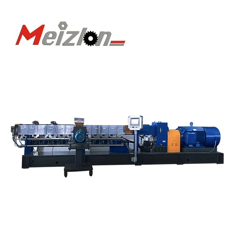 Meizlon MT75 TPU,TPV,TPS,TPO,(TPE) thermoplastic elastomer rubber twin screw extruder machine