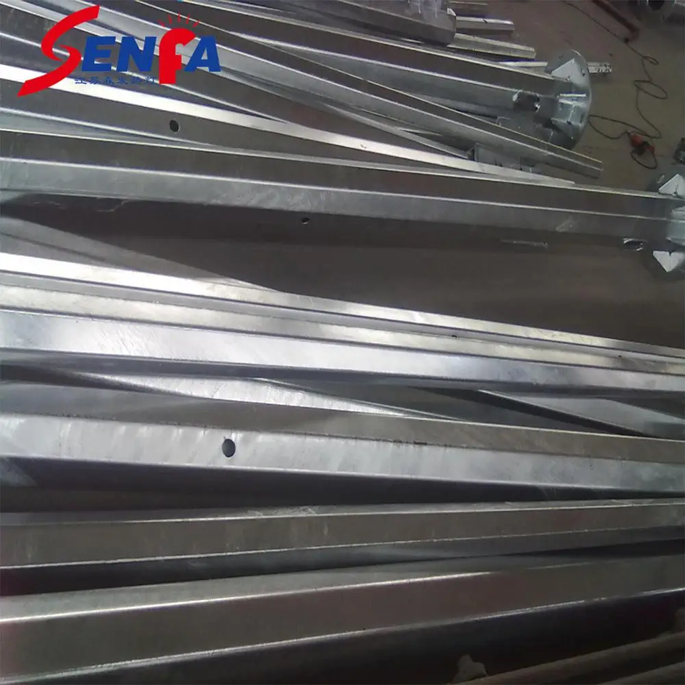 6 м оцинкованный уличный фонарь с одним рычагом и двойным рычагом