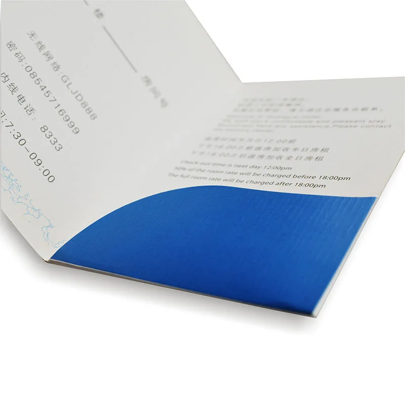Zuoluo discount hotel supplies hotel key card envelopes