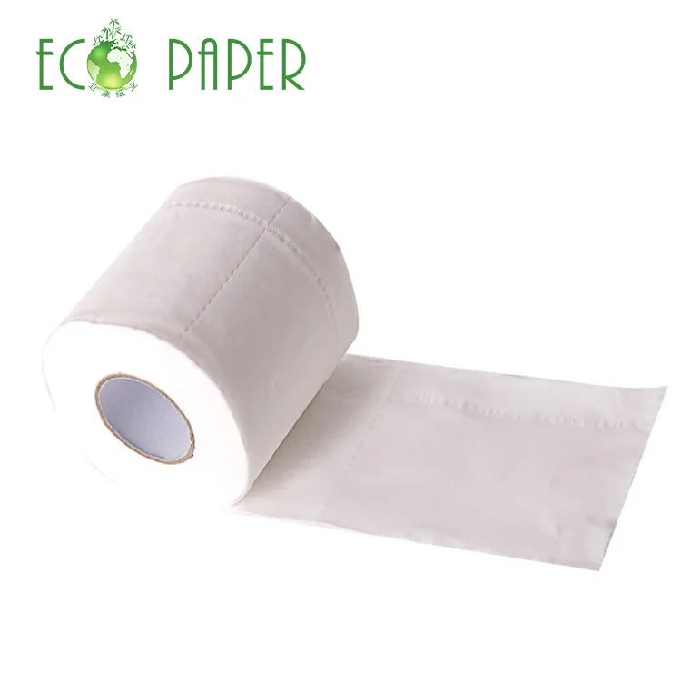 
New Bamboo Pulp Water Soluble Biodegradable Tissue Paper Toilet Roll Standard Roll CORE 