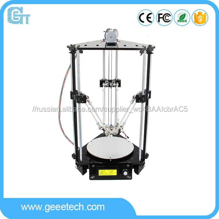 Geeetech Топ продаж 3D-принтер delta rostock mini с функцией автонивелирования Поддерживает различные филаменты