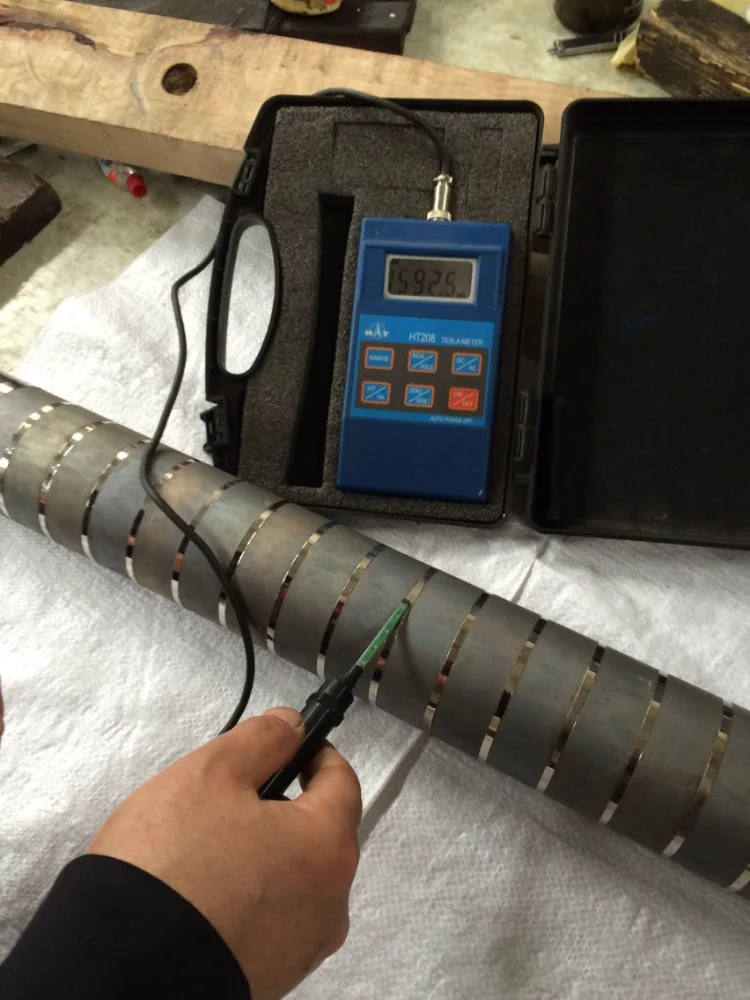 13000 Gauss D76XD25X950mm magnetic Bar Magnetic Roller