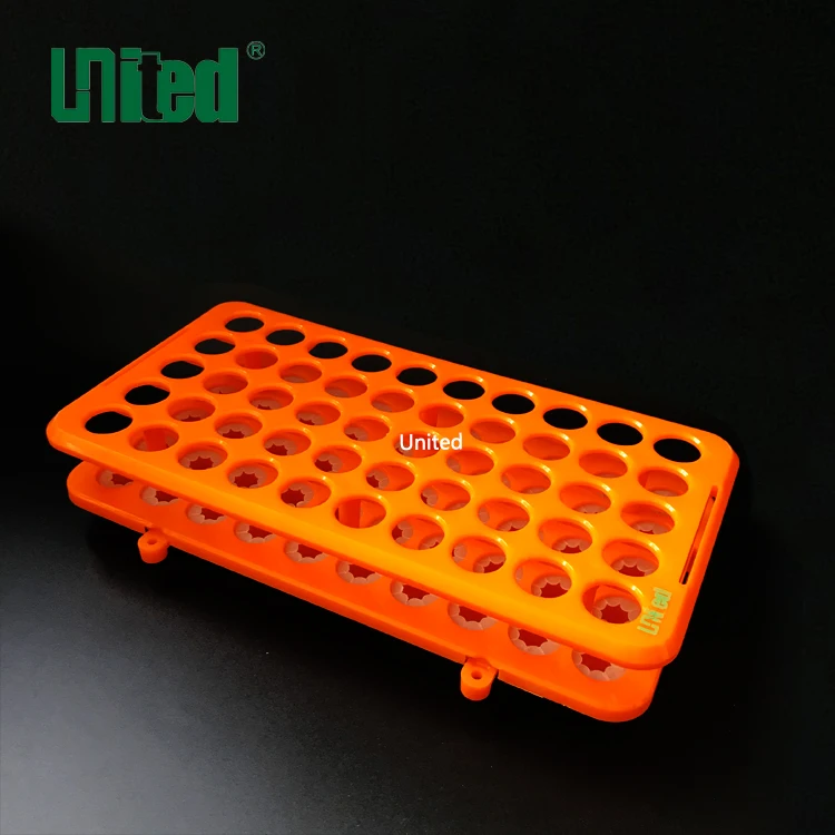 50 Holes Test Tube Display Rack/Plastic Tube Stand Holder