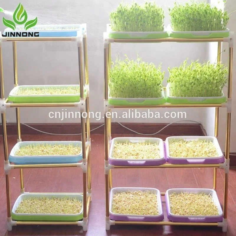 Double layer sprouts plastic seed tray