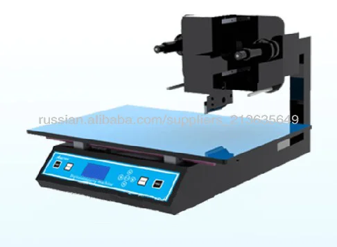 laptop cover digital hot stamping machine automatic gold foil printer