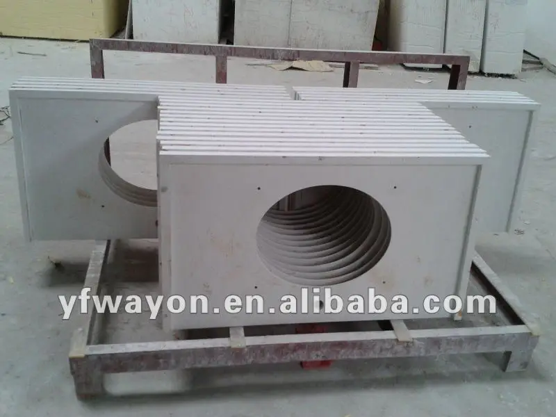 Artificial marble stone calacatta golden quartz kitchen dining restaurant grey table top