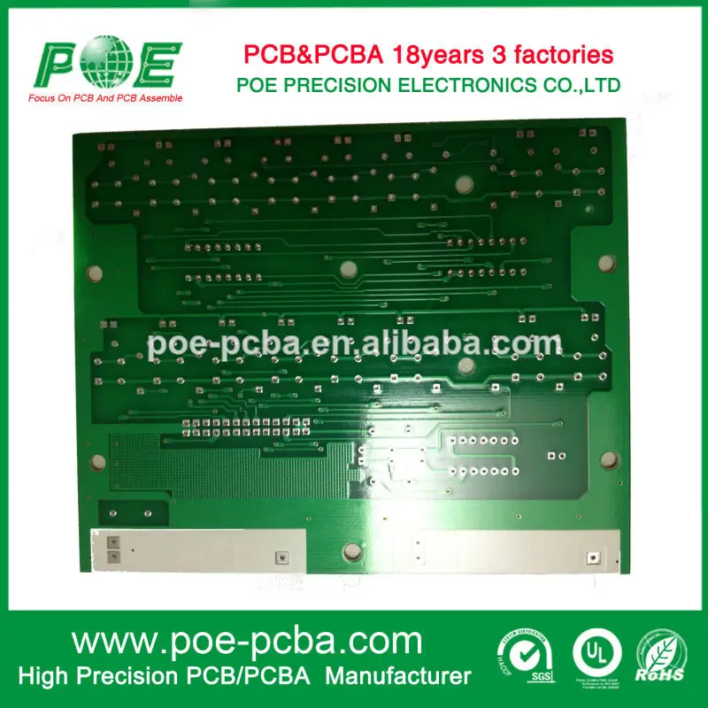 высокое качество 2 слой fr4 hasl 94v0 pcb доски