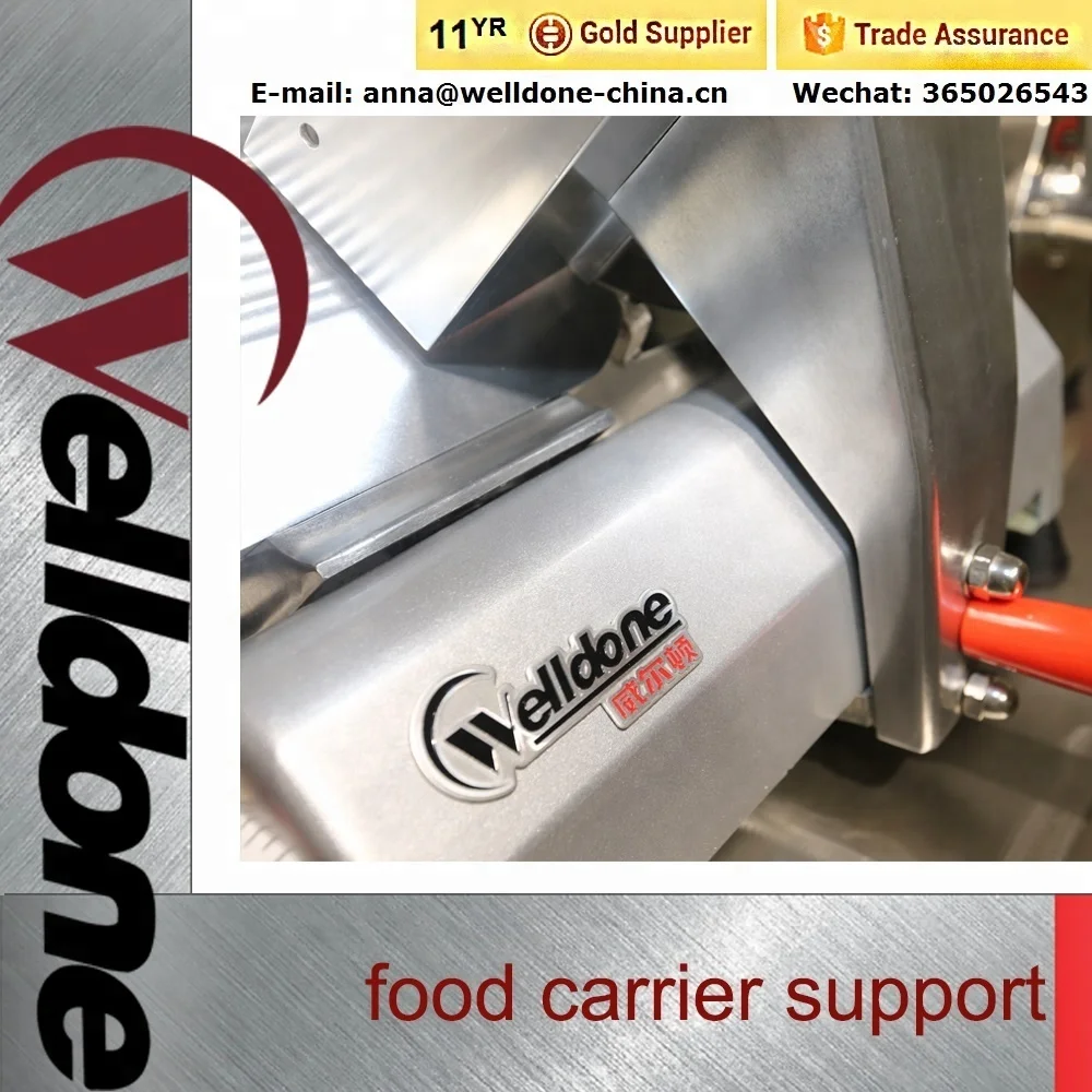 
Alibaba 250mm Frozen Meat Slicer cutting meat machine 