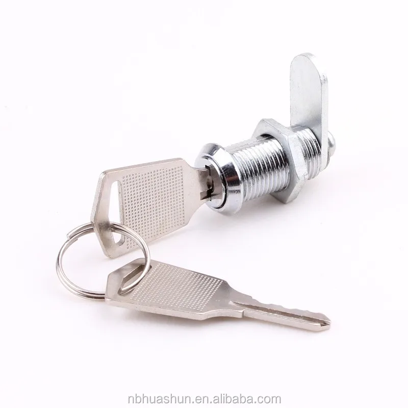 HS102 top quality zinc alloy housing and cylinder metal fill cabinet cam lock for wooden box