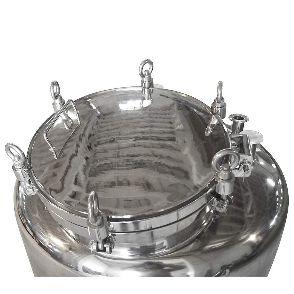 Food grade stainless steel hot water storage tank horizontal wine pressure tank 5000 Liter
