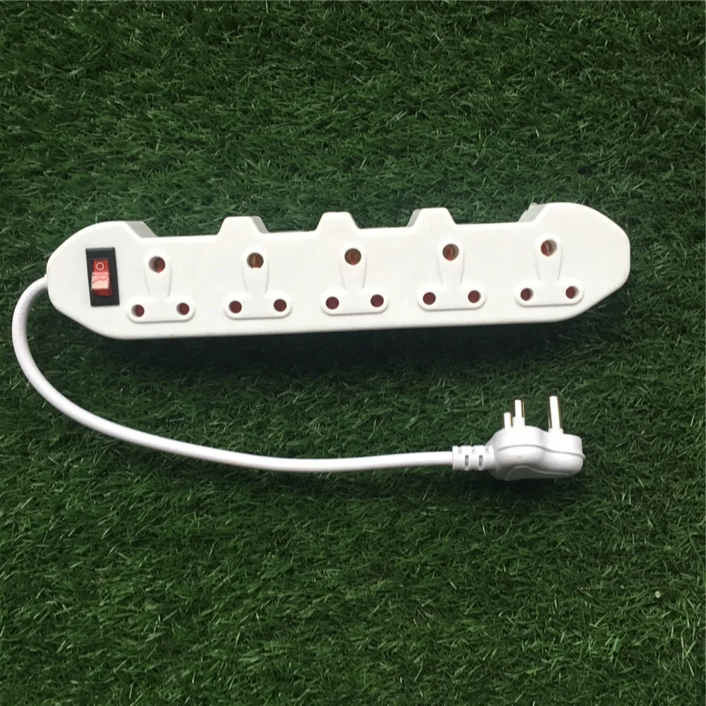 south africa 5 way extension socket power strip 5 outlets