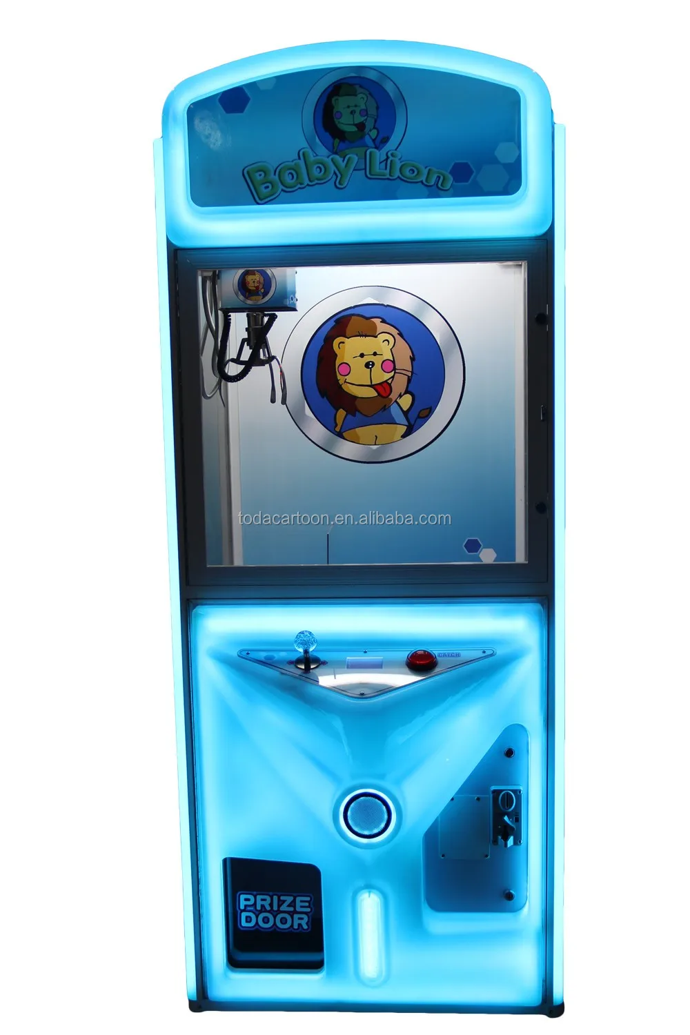 popular kids coin operated gaming cranes Happy toy crane machine kids toys vending machine