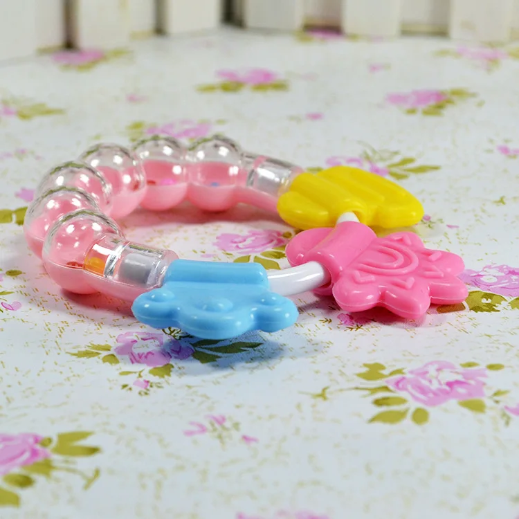 Baby Teething Ring | Sensory Teether Toy | Safe Silicone Teething Bracelet