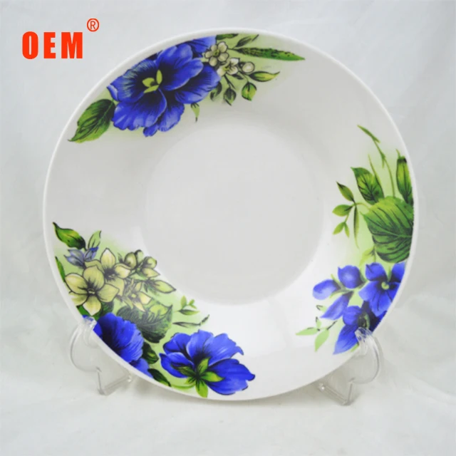 decorative hanging plates ceramic ,print on demand plate ,porcelain plate