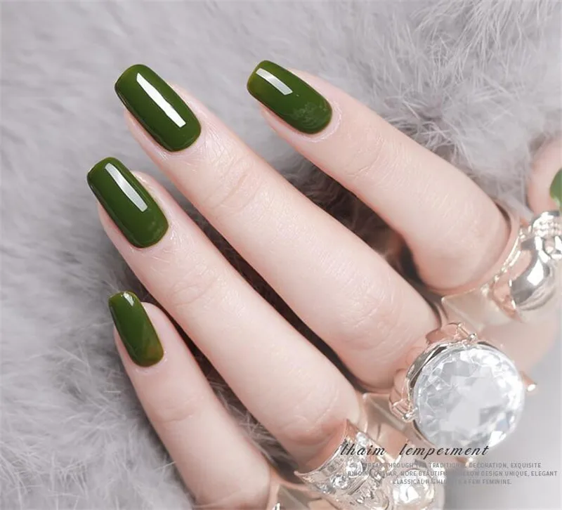 Hot Sale KASI Nail Gel Polish With Popular Avocado Series 5 Colors