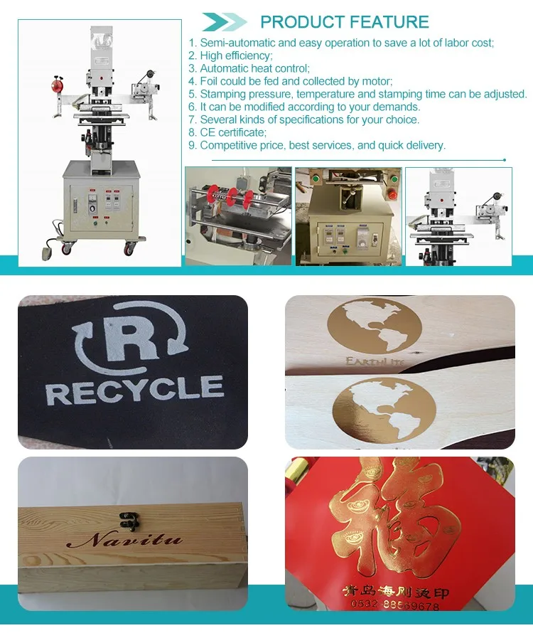 automatic hot foil stamper machine for bankcard and bankbook magnetic and logo