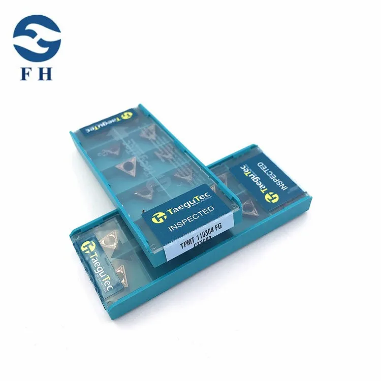 Taegutec insert turning tools carbide cutting inserts TPMT110304FG CT3000