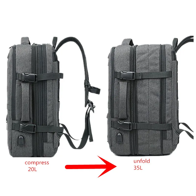 Laptop bag business case travel foldable backpack big capacity computer rucksack TC backpack