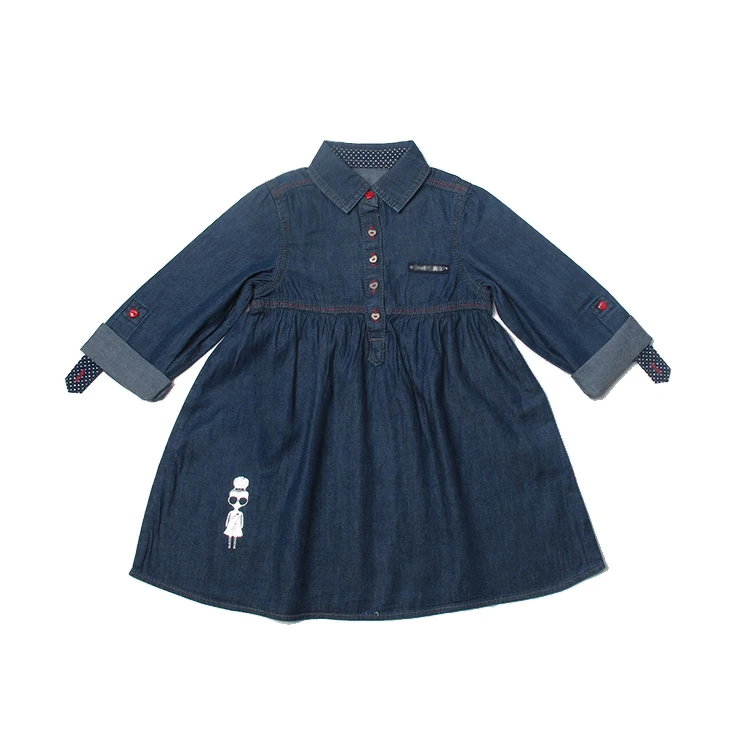 
Милое детское цельнокроеное платье, детская одежда, комбинезоны, плиссированная джинсовая юбка для девочек, джинсы 