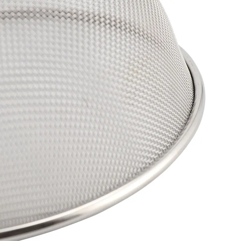 
Stainless Steel Strainer Sieve Colander Fine Mesh Stainless Steel Strainer Basket Vegetable Fruit Noodles Colander For Kitchen 