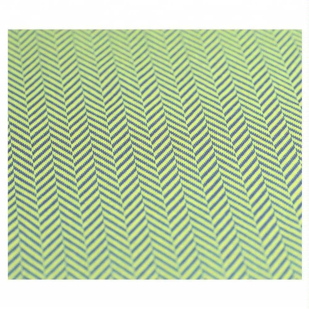 100% Polyester 2 Tone Herring Bone Fleece Fabric Print