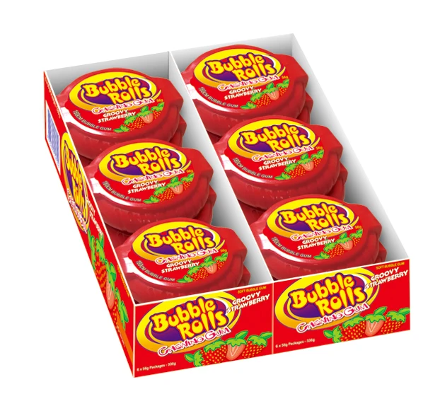 Super Long BUBBLE GUM ROLLS 56g BUBBLE TAPE