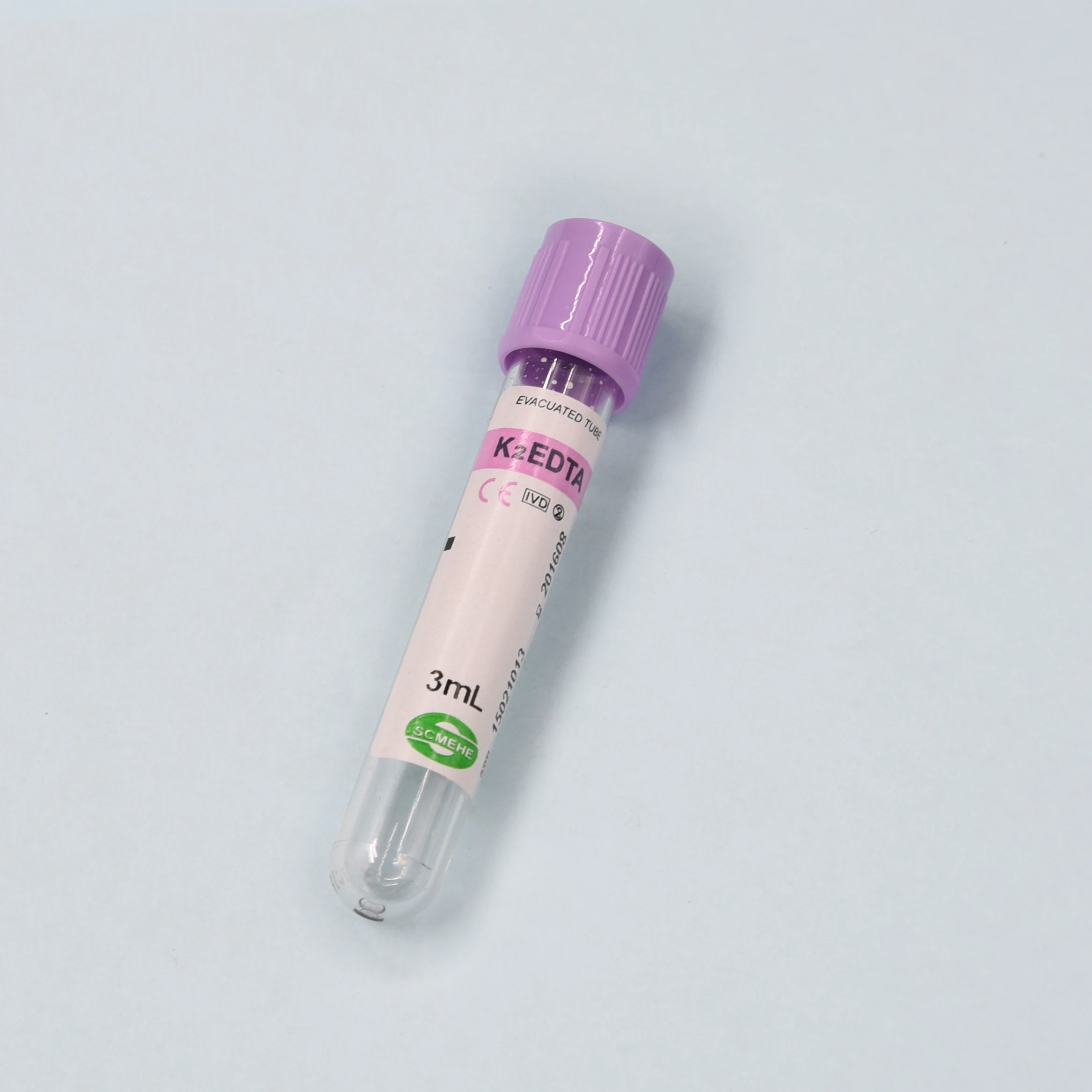 Medical PET or glass plain gel EDTA no additive vacuum blood collection tube