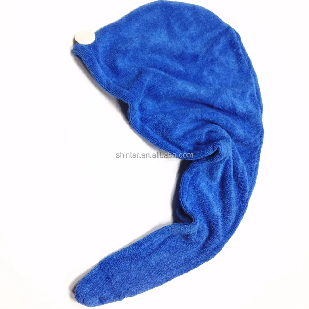 Microfibre hair towel 65x25cm hair turban shower microfibre towel bathing microfiber hair towel