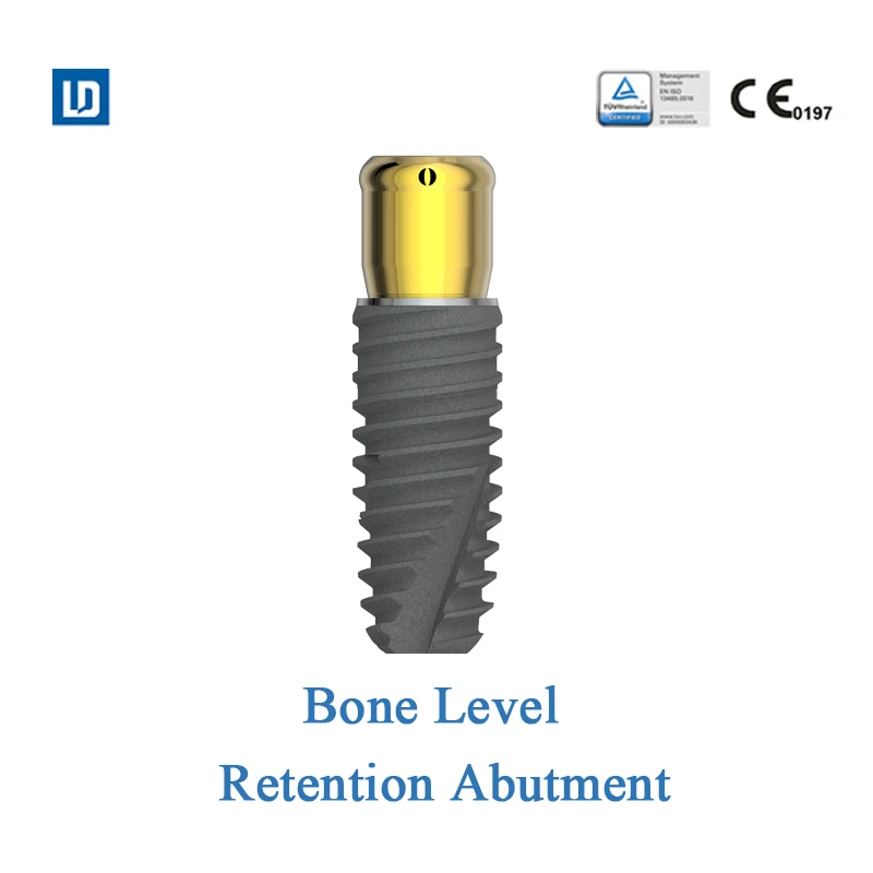 Dental prostheic compoent retention abutment titanium compatible  with osstem dio dentium