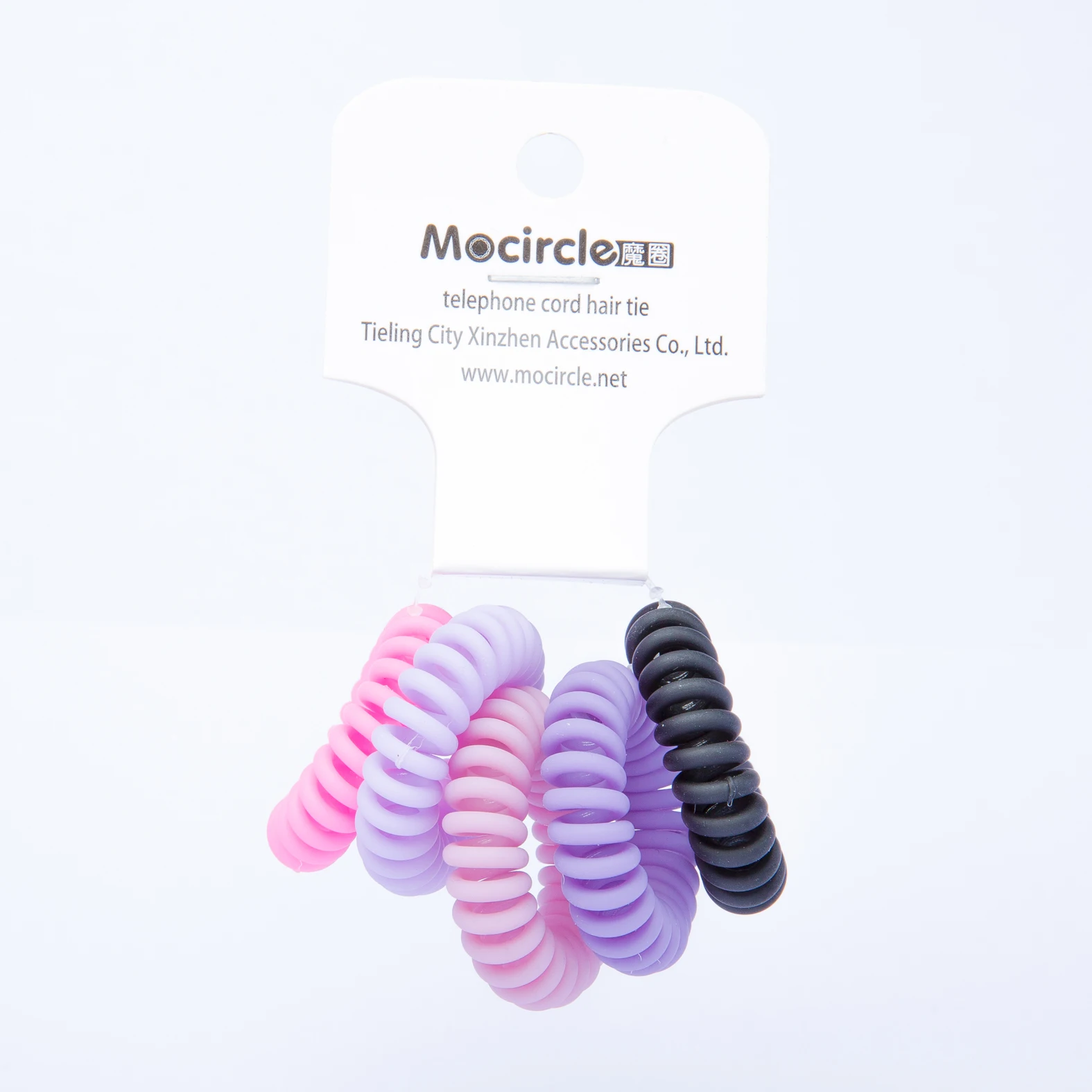 High Quality glitter Plastic Hair Bands Baby Girls Ponytail Stretchy Elastic Bobbles Band