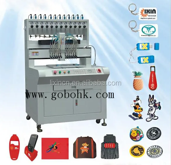HF soft pvc key chain making machine, key ring dispensing machine production line