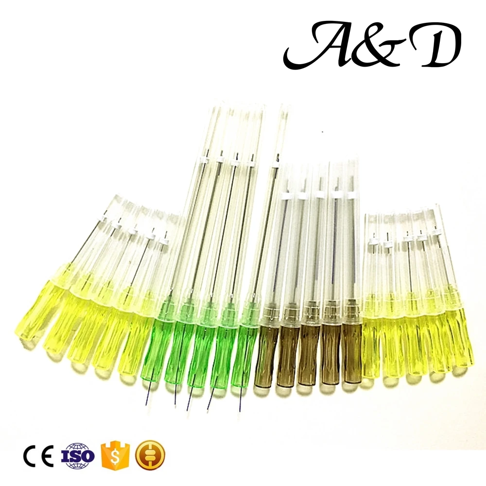 Free shipping Barbed thread PDO 19g50mm L Blunt for nose bridge hilos lifting