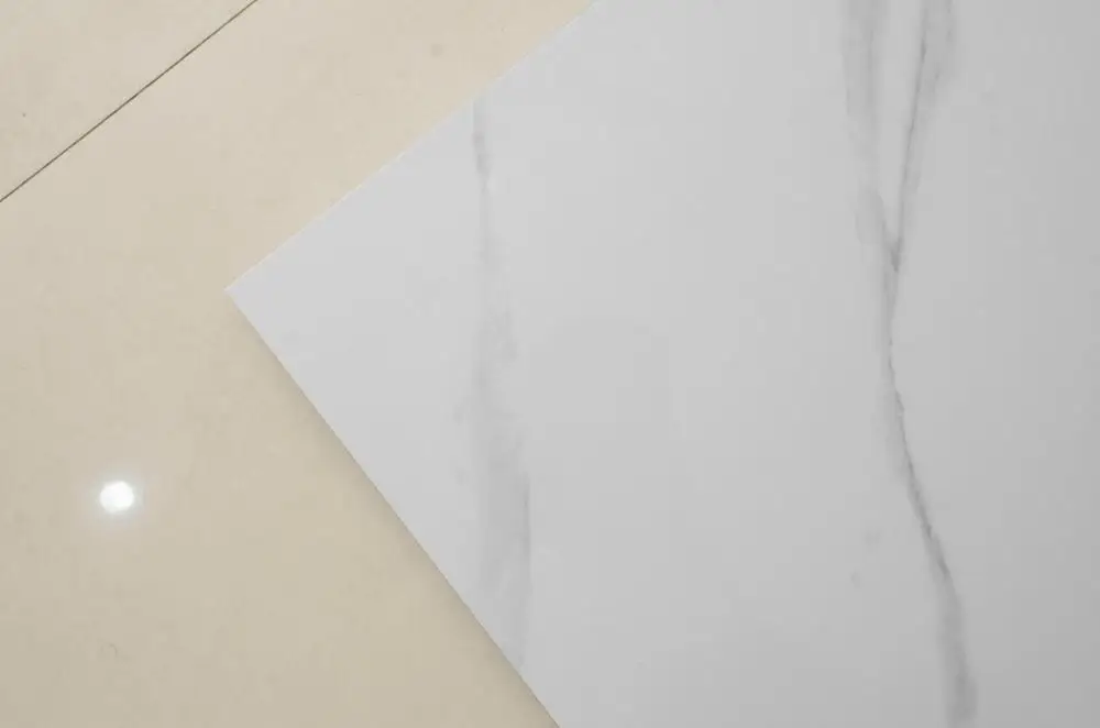 60x60 glazed polished porcelain floor tile carrara white glazed porcelain tile for living room